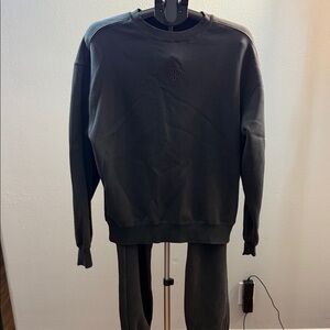 Dark Grey Sweatshirt and Pants (sold as set, slight variation in color)